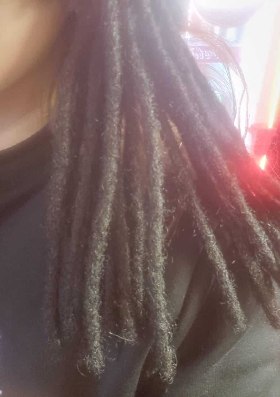 100% Real Human Hair Dreadlock Extensions.