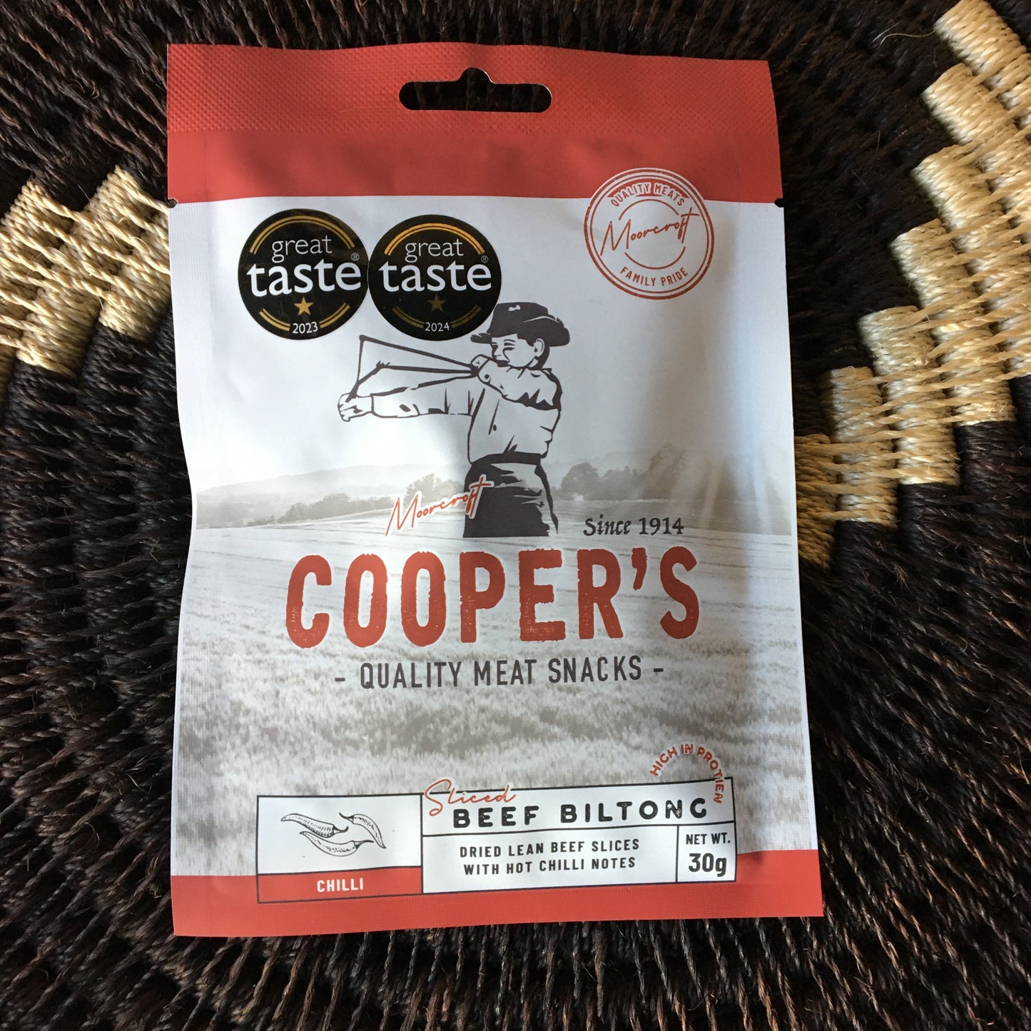 COOPER'S ORIGINAL CHILLI BILTONG 30g