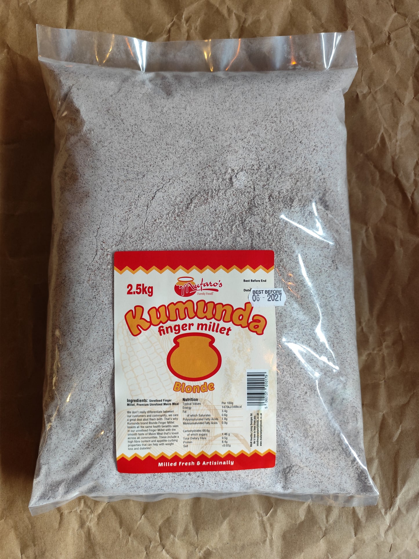 Kumunda Finger millet 2.5kg