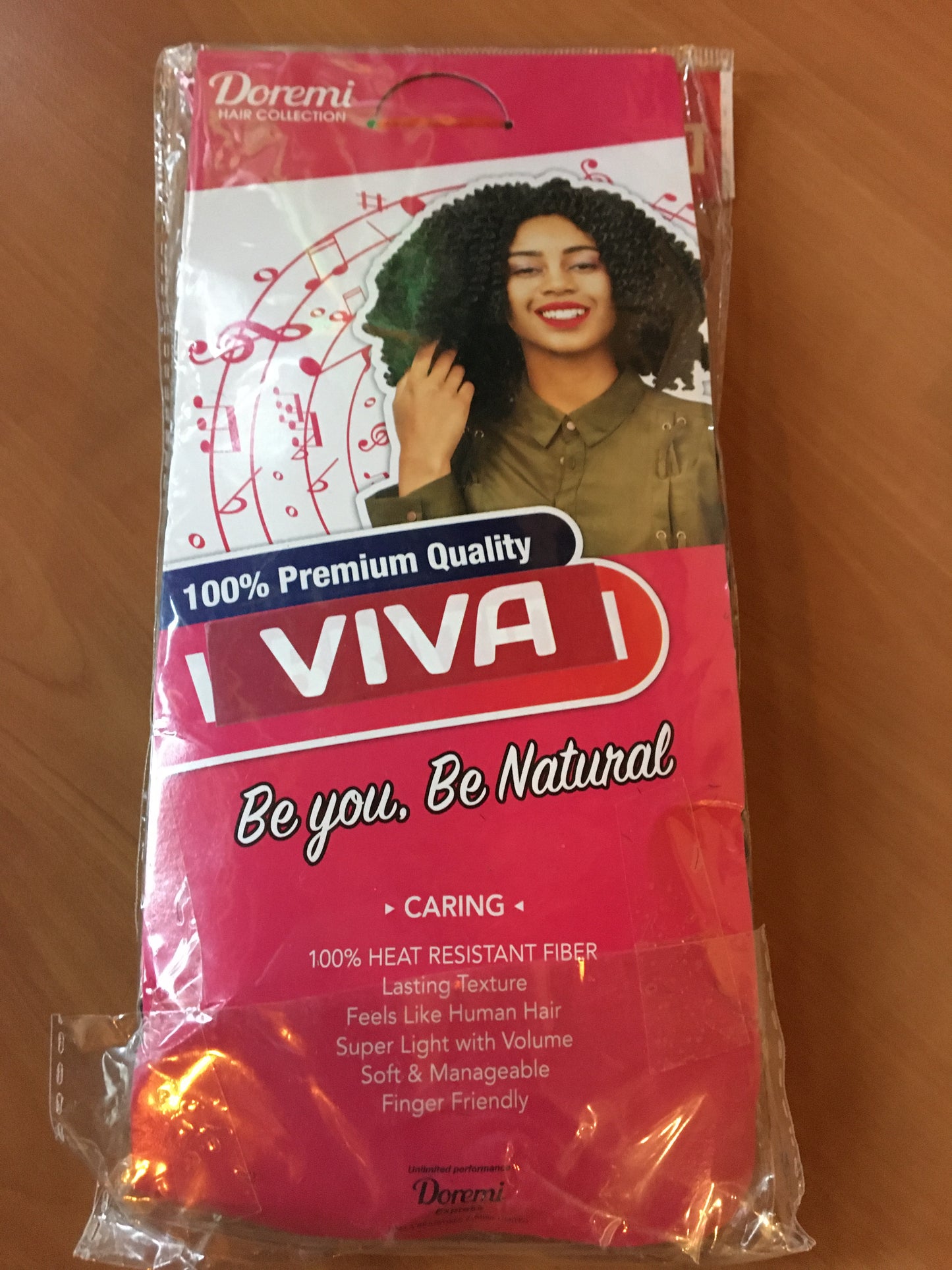 DOREMI VIVA HUMAN HAIR PREMIUM QUALITY #1 COLOUR BLACK