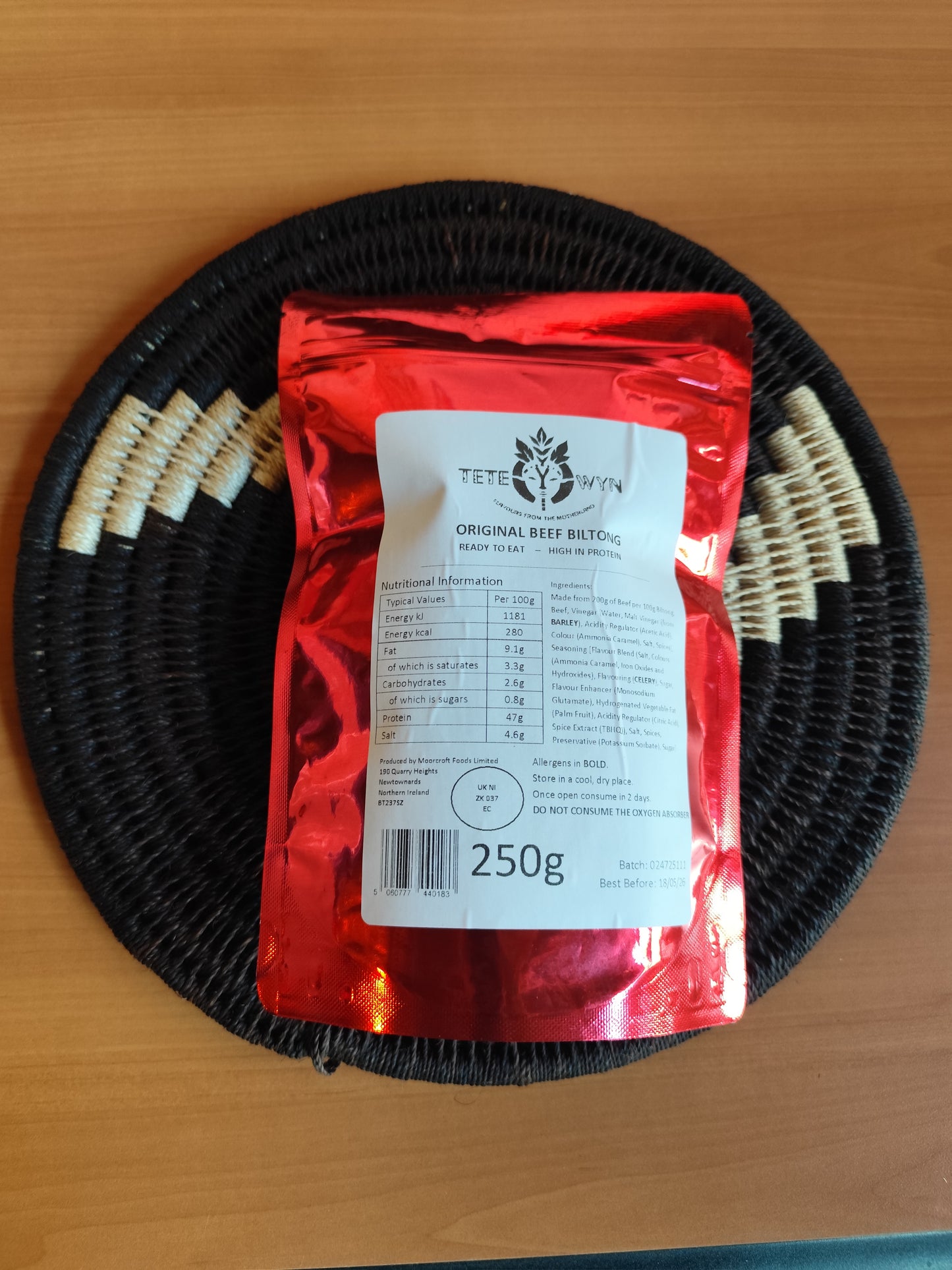 Original Beef Biltong - 250G