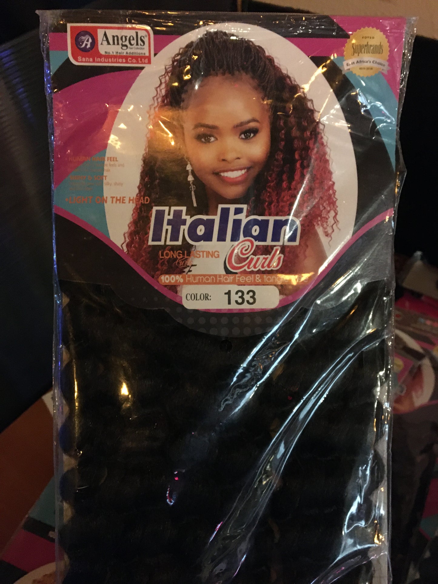 ANGELS ITALIAN LONG LASTING CURL 100% HAIR #133 COLOUR