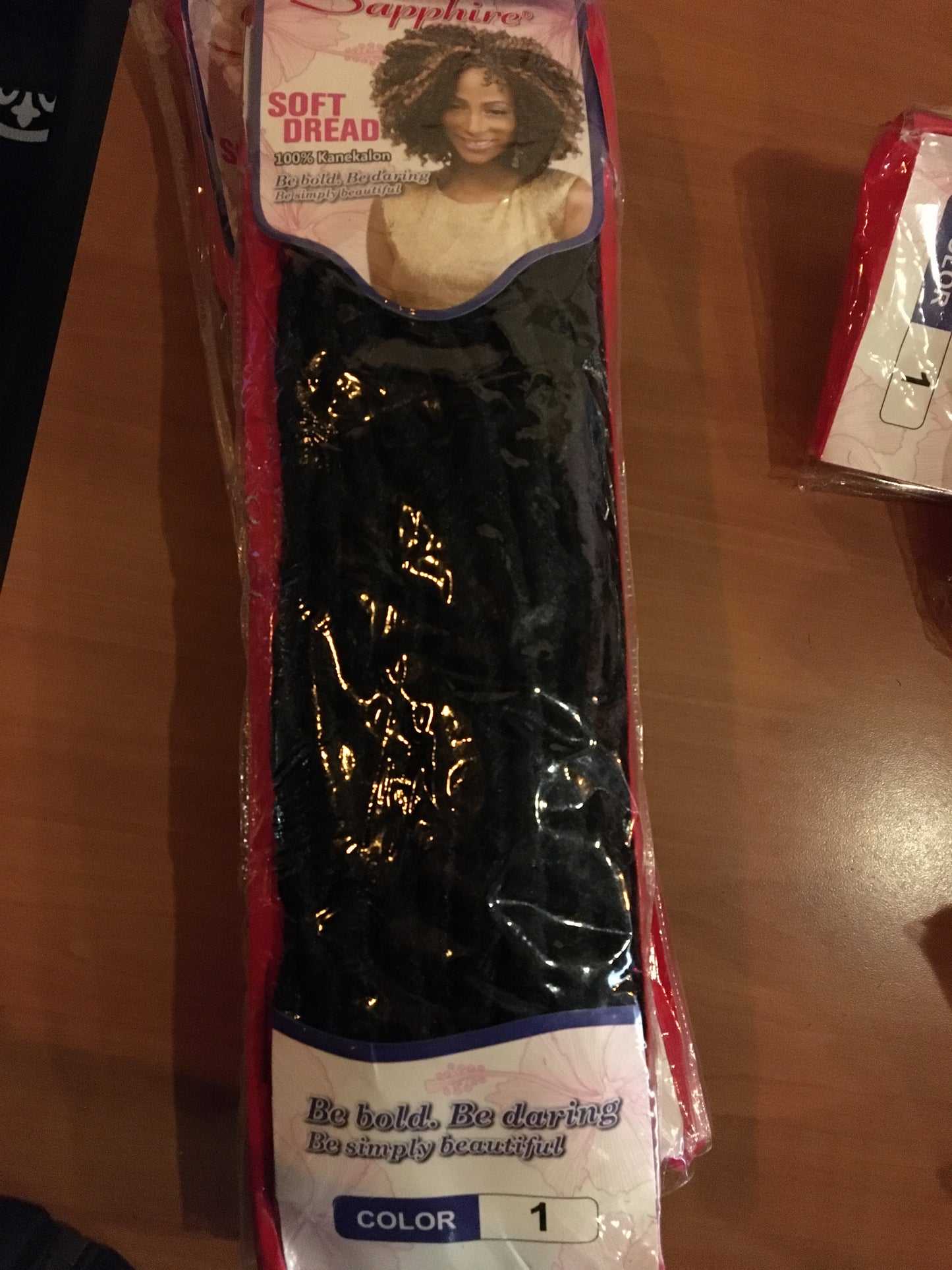 SAPPHIRE SOFT DREAD HAIR COLOUR #1 BLACK