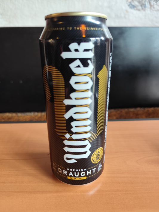Windhoek Premium Draught Beer 500ml Can