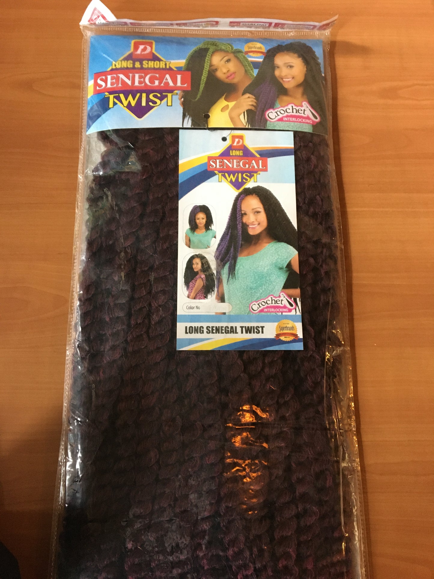 SENEGAL TWIST LONG BRAIDS COLOUR 1/900
